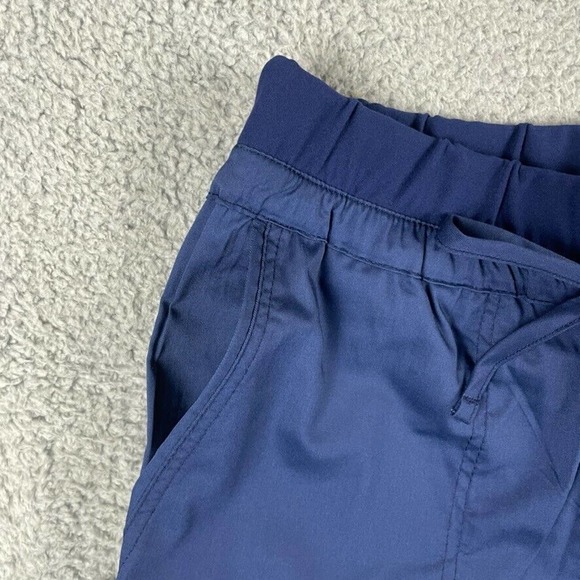 Cherokee Workwear Women's Small Navy Tapered Leg Drawstring Tall Scrubs Pants - Picture 6 of 16